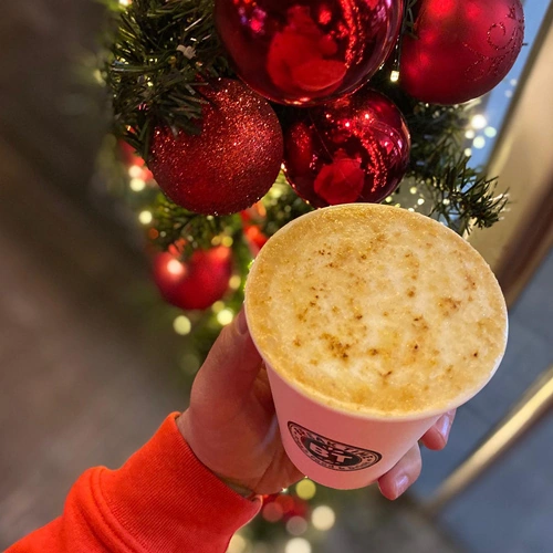 Break Time — hiver : boisson et décor de Noël